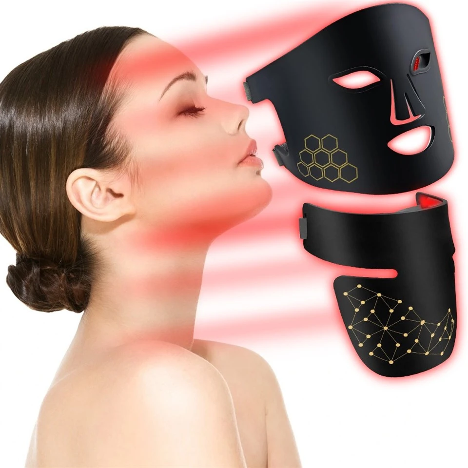 Near Infrared Face Mask Light Therapy With Neck Mask factory